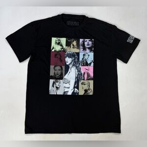 Taylor Swift The Eras Tour Graphic T-shirt Women Large Black Music